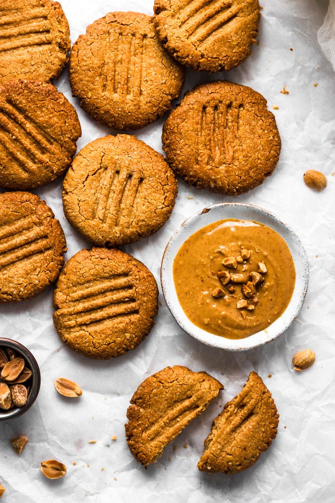 全素花生醬餅乾 (無麩質) Vegan Peanut Butter Cookies