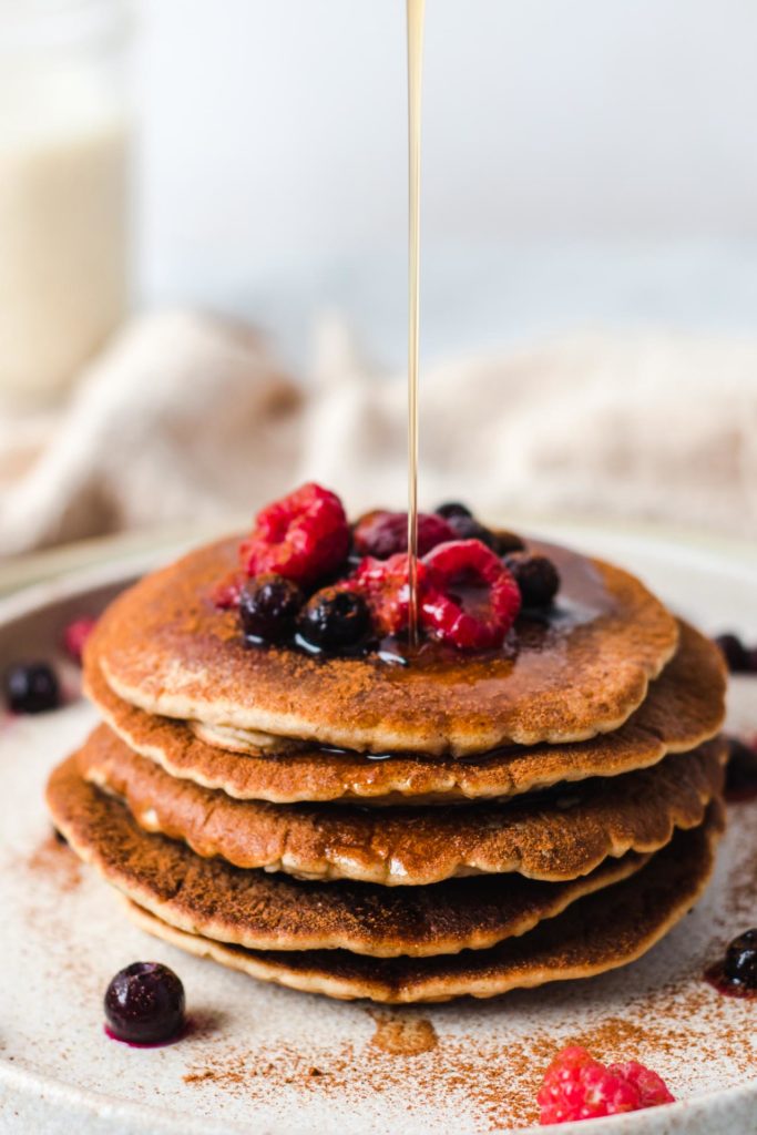 The Best Vegan Gluten-free Pancakes (9 ingredients, NO bananas ...